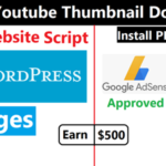 Youtube Thumbnail Downloader Tool Script on WordPress Page