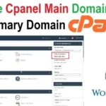How To Change Cpanel Primary Domain | Change Main Domain Name your Hosting Account 2024